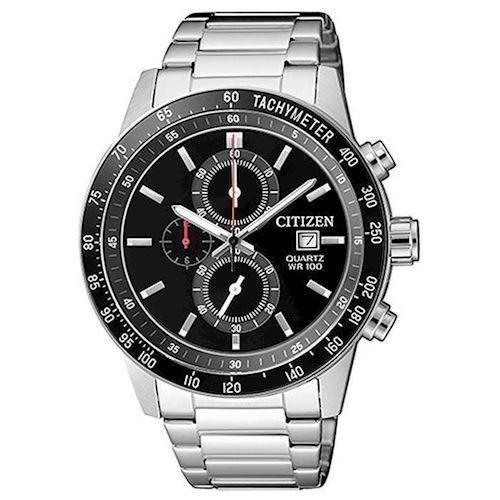 Image of Citizen Sporty Chronograph rustfri stål Quartz med Chronograph Herre ur, model AN3600-59E